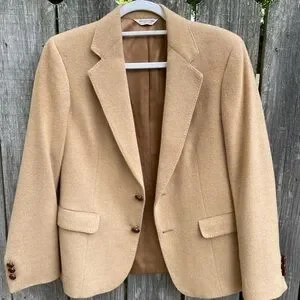Vintage 100% Camel Hair Women's Blazer
